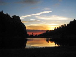 Sunrise at Cathedral Rock & Cito Reservoir